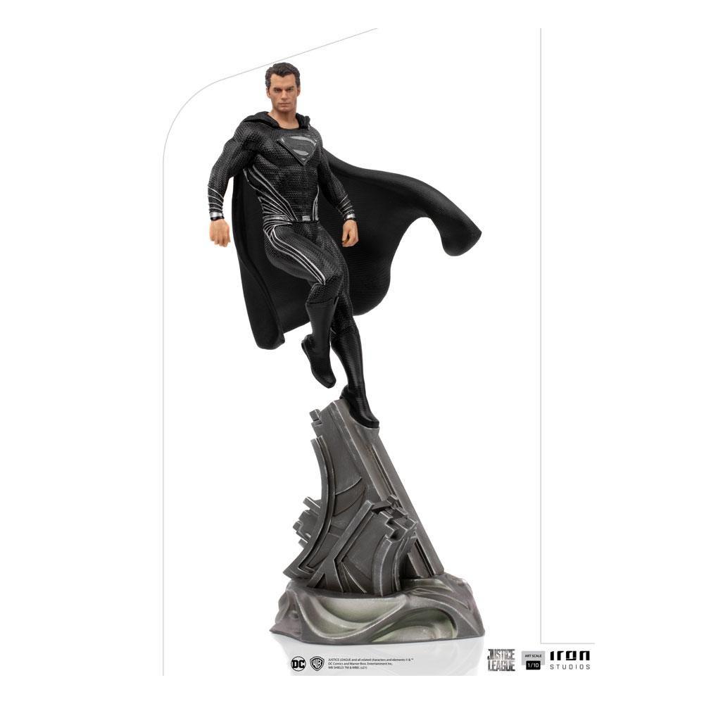 Zack Snyder's Justice League Art Scale Soška 1/10 Superman Black Suit 30 cm Iron Studios