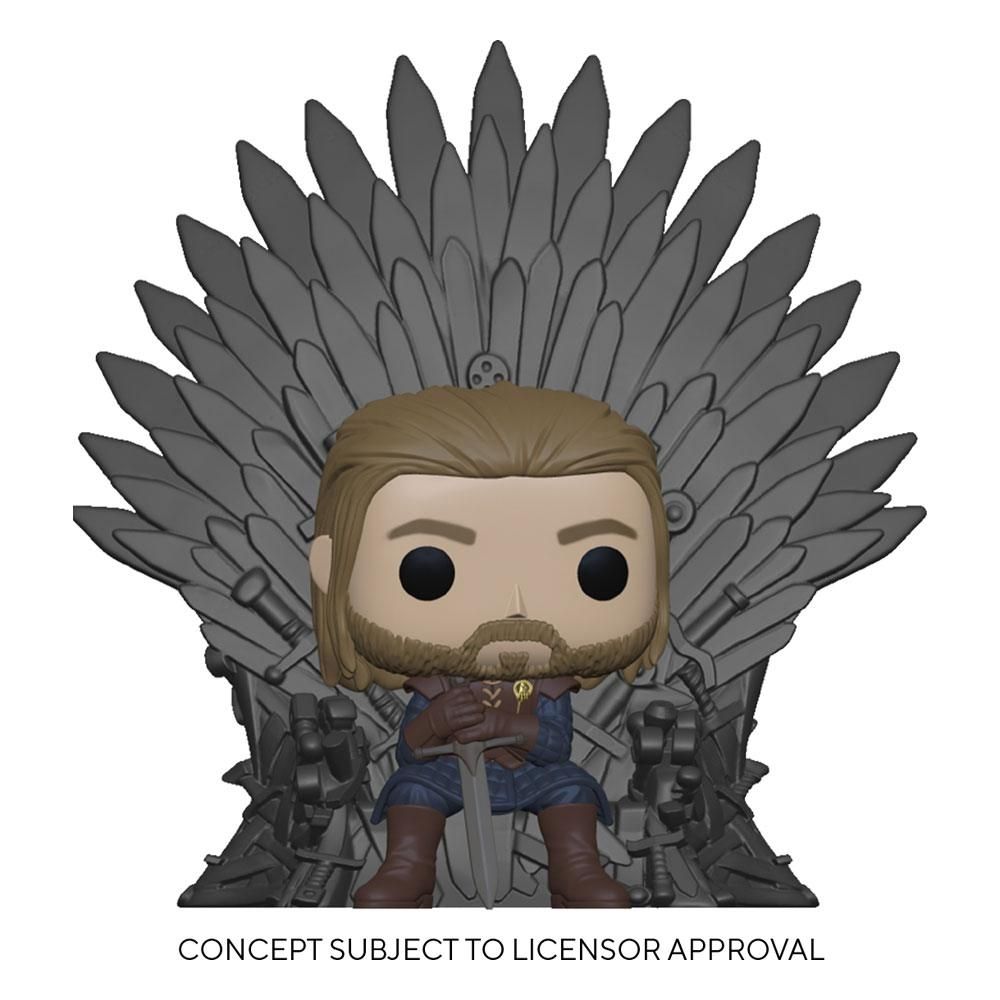 Game of Thrones POP! Deluxe vinylová Figure Ned Stark on Throne 9 cm Funko