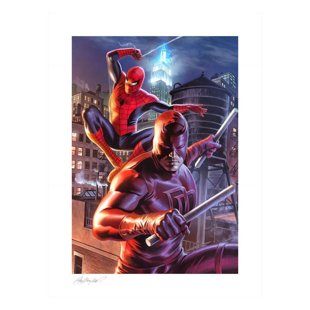 Marvel Art Print Daredevil & Spider-Man 46 x 61 cm - unframed Sideshow Collectibles