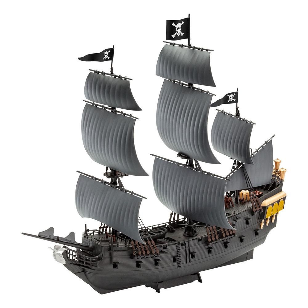 Pirates of the Caribbean Dead Men Tell No Tales Easy-Click Model Kit 1/150 Black Pearl 26 cm Revell