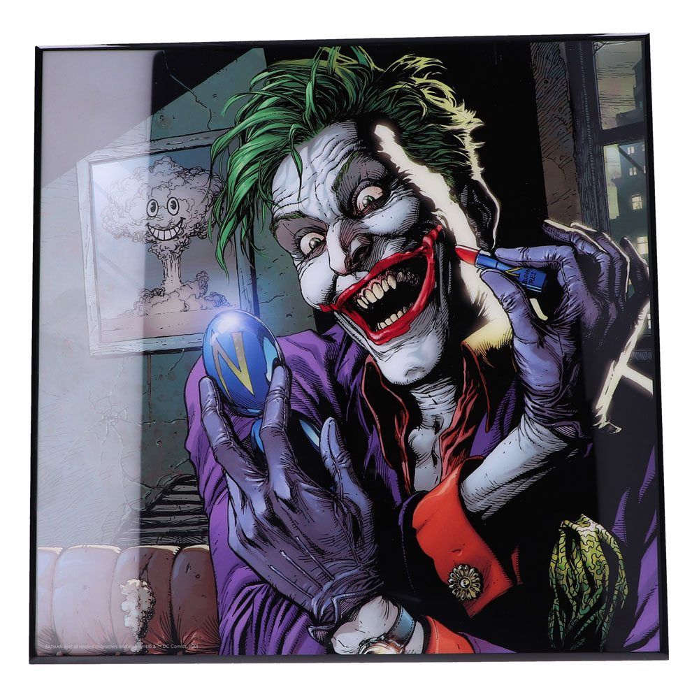 Batman Crystal Clear Picture The Joker Doomsday Hodiny 32 x 32 cm Nemesis Now