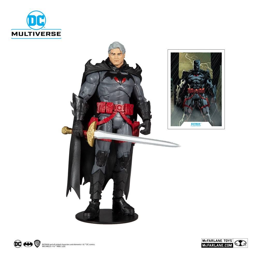 DC Multiverse Akční Figure Thomas Wayne Flashpoint Batman (Unmasked) 18 cm McFarlane Toys