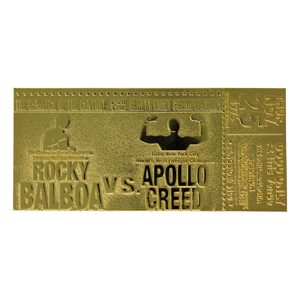 Rocky II Replika Superfight II Ticket (gold plated) FaNaTtik