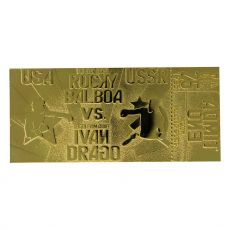 Rocky IV Replika East vs. West Fight Ticket (gold plated)