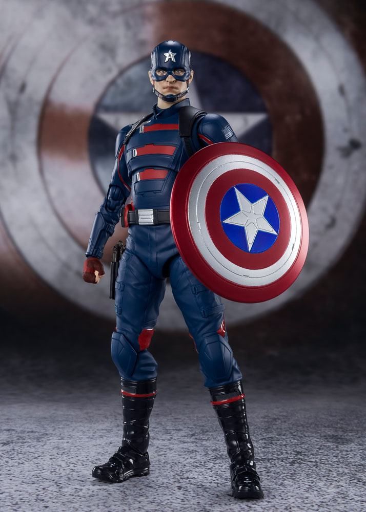 The Falcon and the Winter Soldier S.H. Figuarts Akční Figure Captain America (John F. Walker) 15 cm Bandai Tamashii Nations