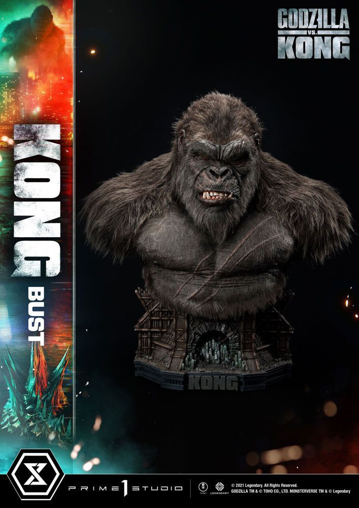 Godzilla vs Kong Bysta Kong 67 cm Prime 1 Studio