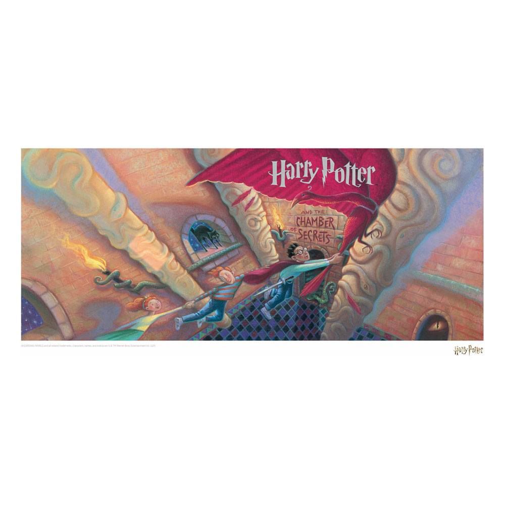 Harry Potter Art Print Chamber of Secrets Book Cover Artwork Limited Edition 42 x 30 cm FaNaTtik