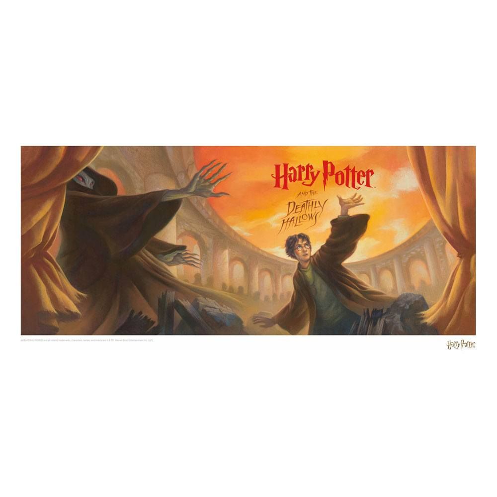 Harry Potter Art Print Deathly Hallows Book Cover Artwork Limited Edition 42 x 30 cm FaNaTtik