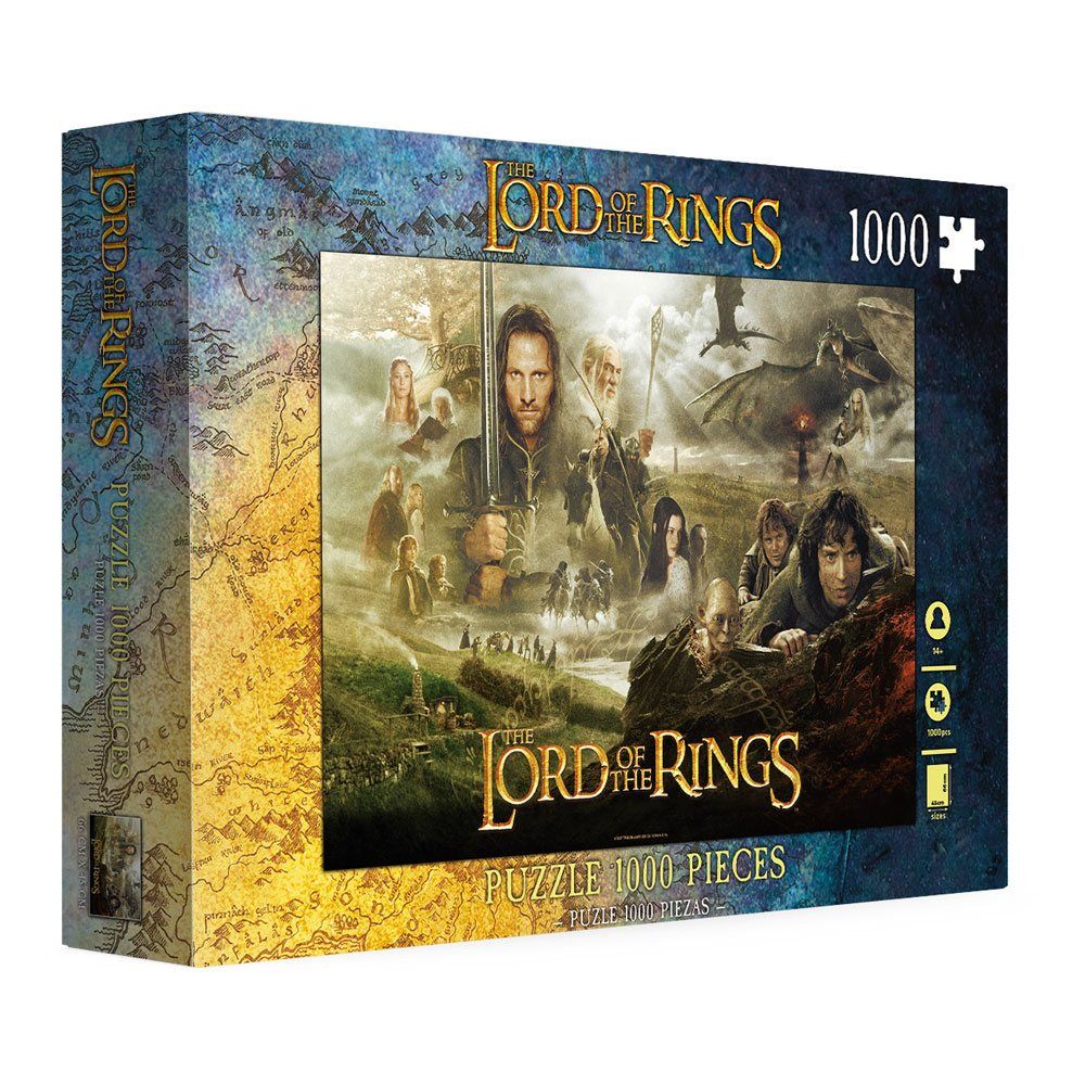 Lord of the Rings Jigsaw Puzzle Plakát (1000 pieces) SD Toys