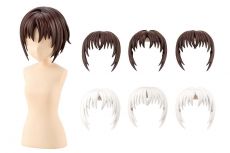 Sousai Shojo Teien Model Kit Accesoory Set 1/10 After School Short Wigs Type A White & Choco Brown