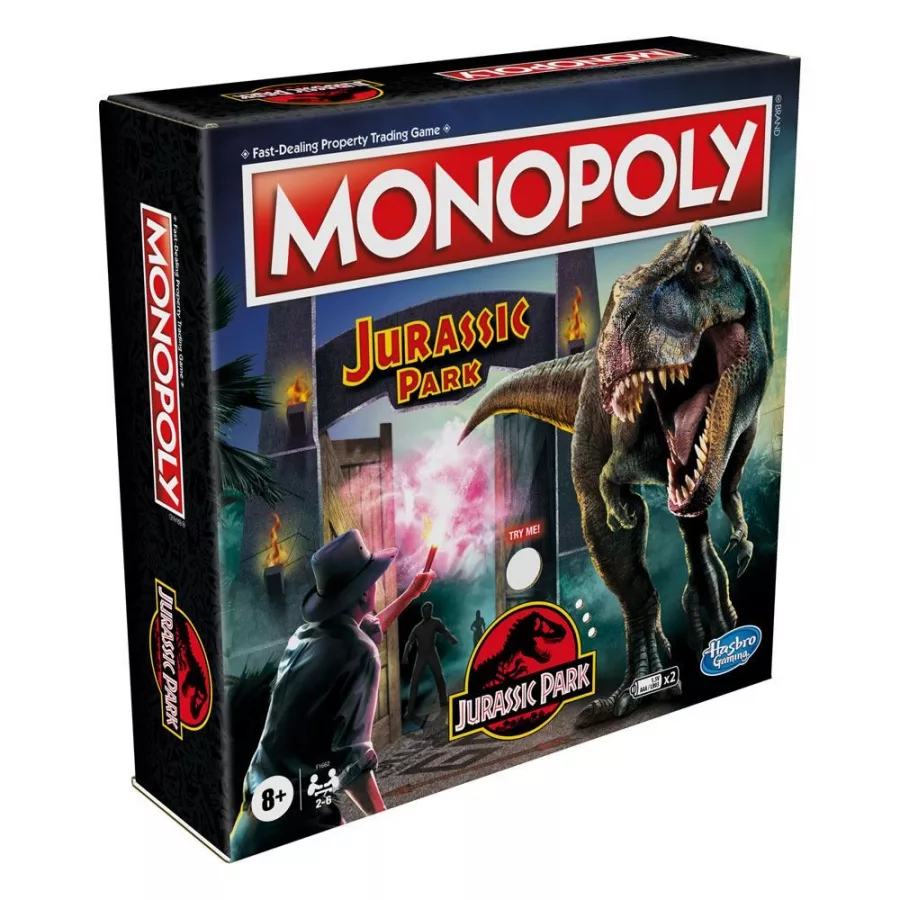 Jurassic Park Board Game Monopoly Anglická Verze Hasbro