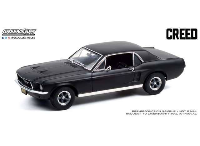 Creed (2015) Kov. Model 1/18 1967 Ford Mustang Coupe Greenlight Collectibles