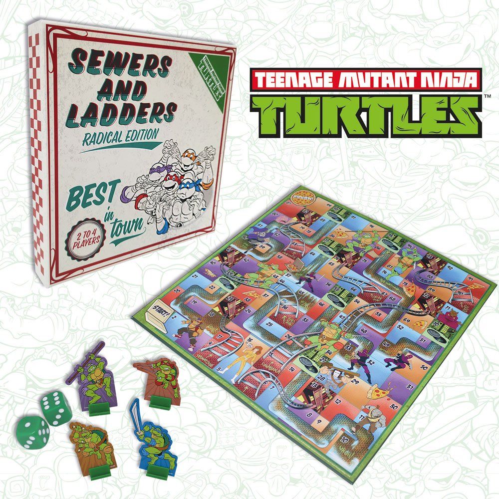 Teenage Mutant Ninja Turtles Board Game Sewers & Ladders Anglická Verze FaNaTtik
