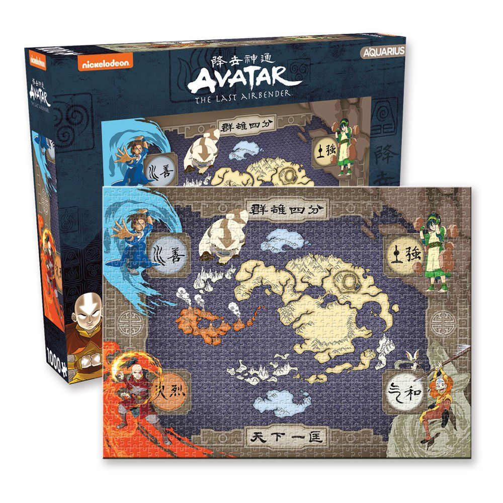 Avatar: The Last Airbender Jigsaw Puzzle Map (1000 pieces) Aquarius