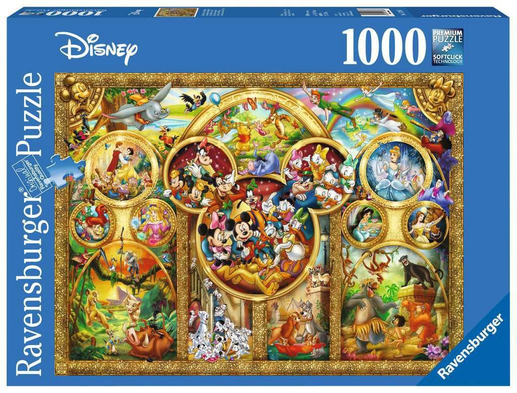 Disney Jigsaw Puzzle Best Disney Themes (1000 pieces) Ravensburger