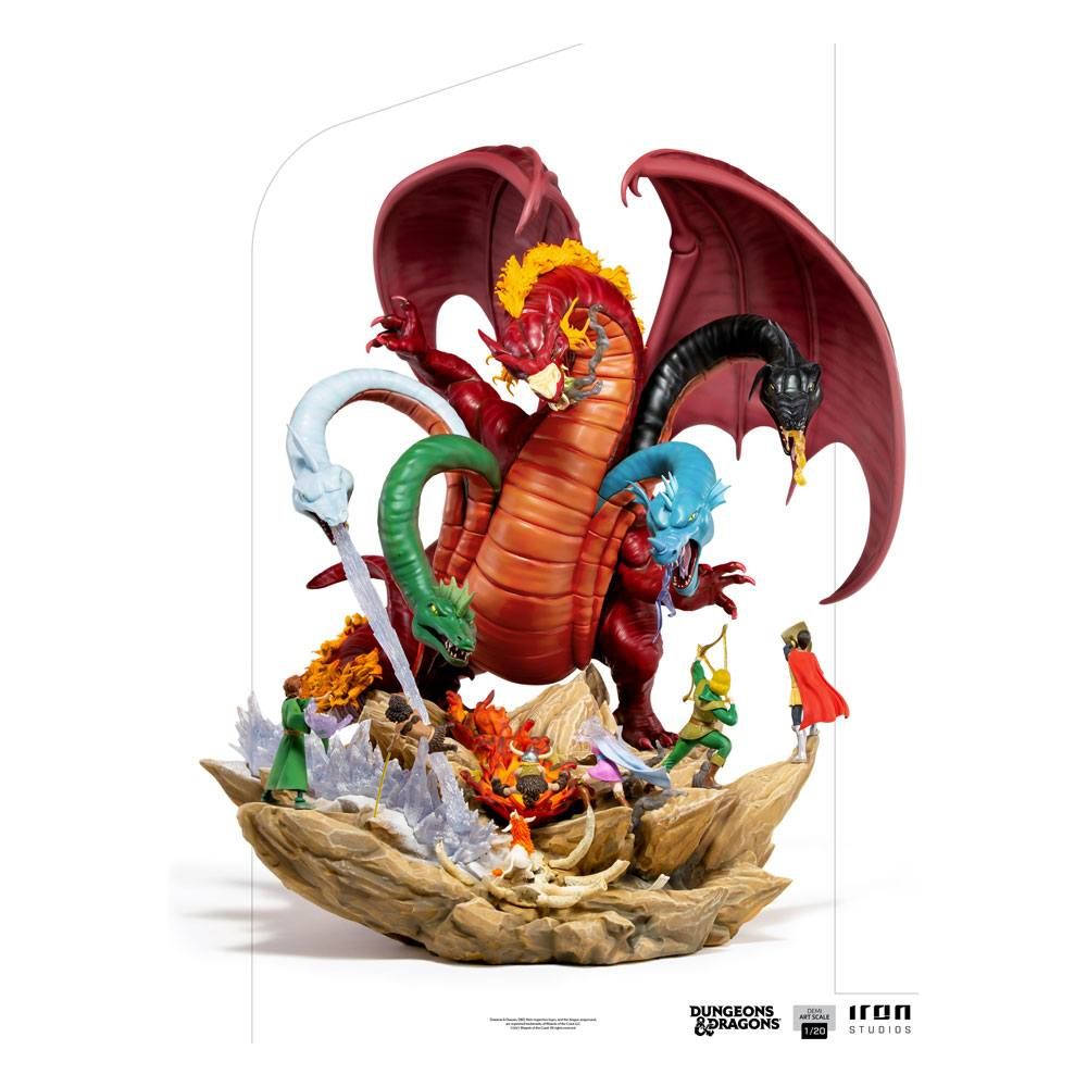 Dungeons & Dragons Demi Art Scale Soška 1/20 Tiamat Battle 56 cm Iron Studios