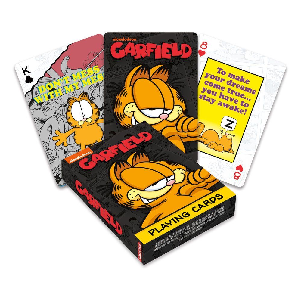 Garfield Playing Karty Garfield Aquarius