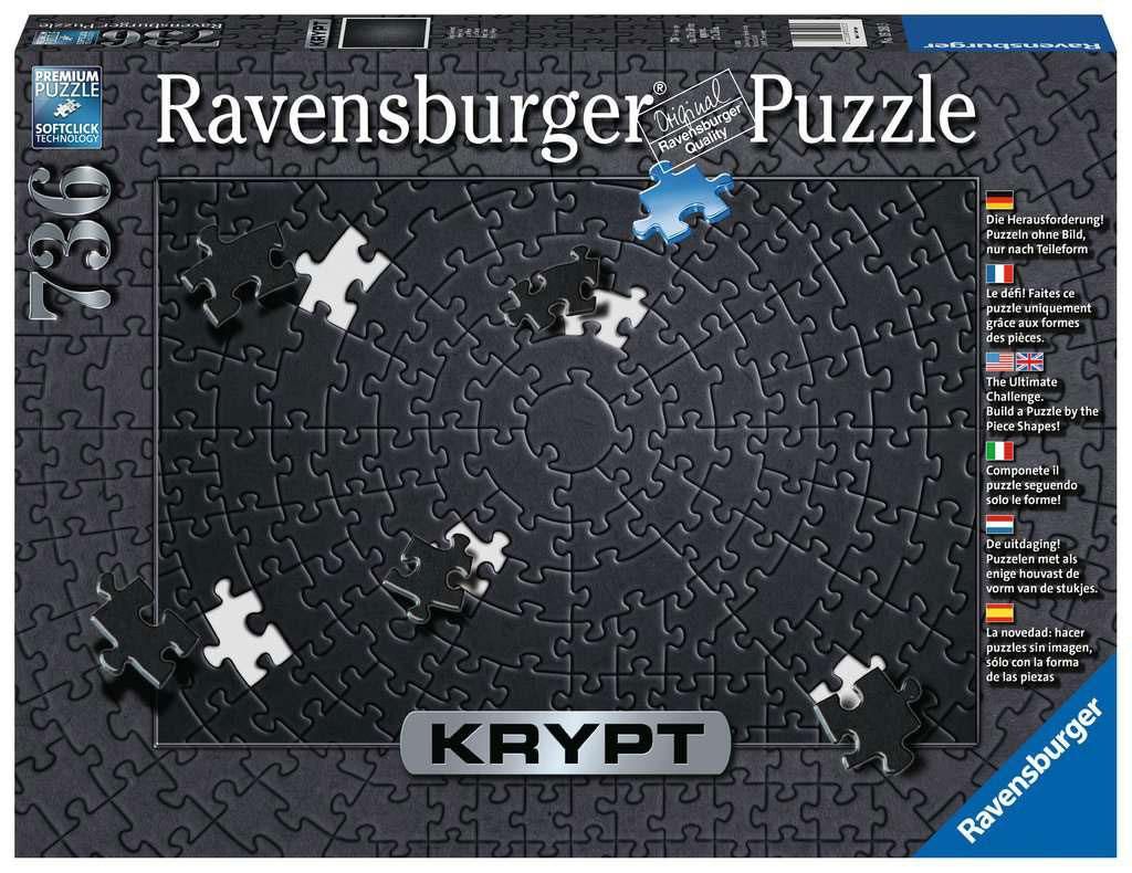Krypt Jigsaw Puzzle Black (736 pieces) Ravensburger