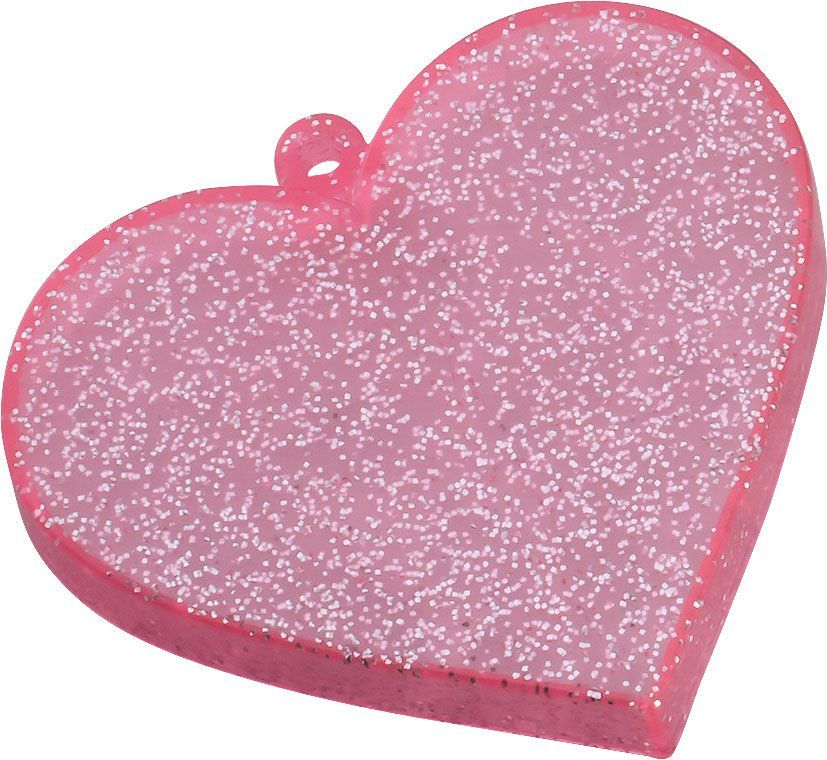 Nendoroid More Heart-shaped Base for Nendoroid Figures Heart Pink Glitter Verze Good Smile Company