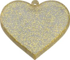 Nendoroid More Heart-shaped Base for Nendoroid Figures Heart Gold Glitter Verze