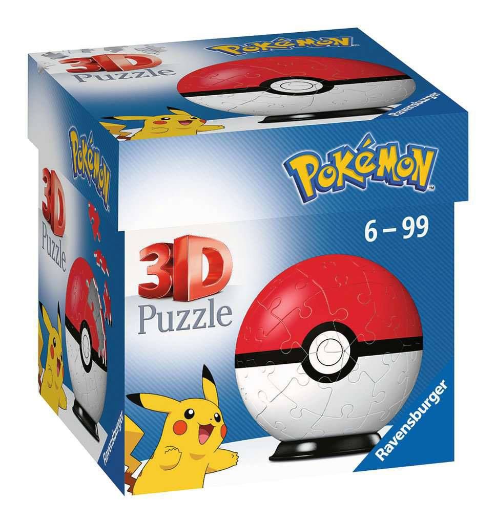 Pokémon 3D Puzzle Pokéballs: Classic (55 pieces) Ravensburger