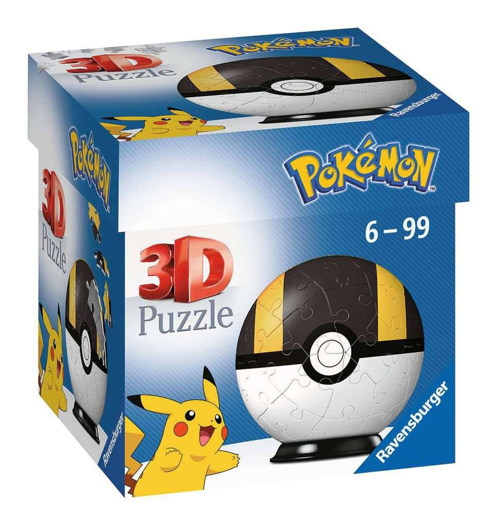 Pokémon 3D Puzzle Pokéballs: Ultra Ball (55 pieces) Ravensburger