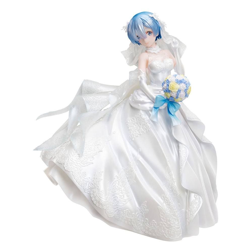 Re:ZERO -Starting Life in Another World- PVC Soška 1/7 Rem Wedding Dress Ver. 23 cm Furyu