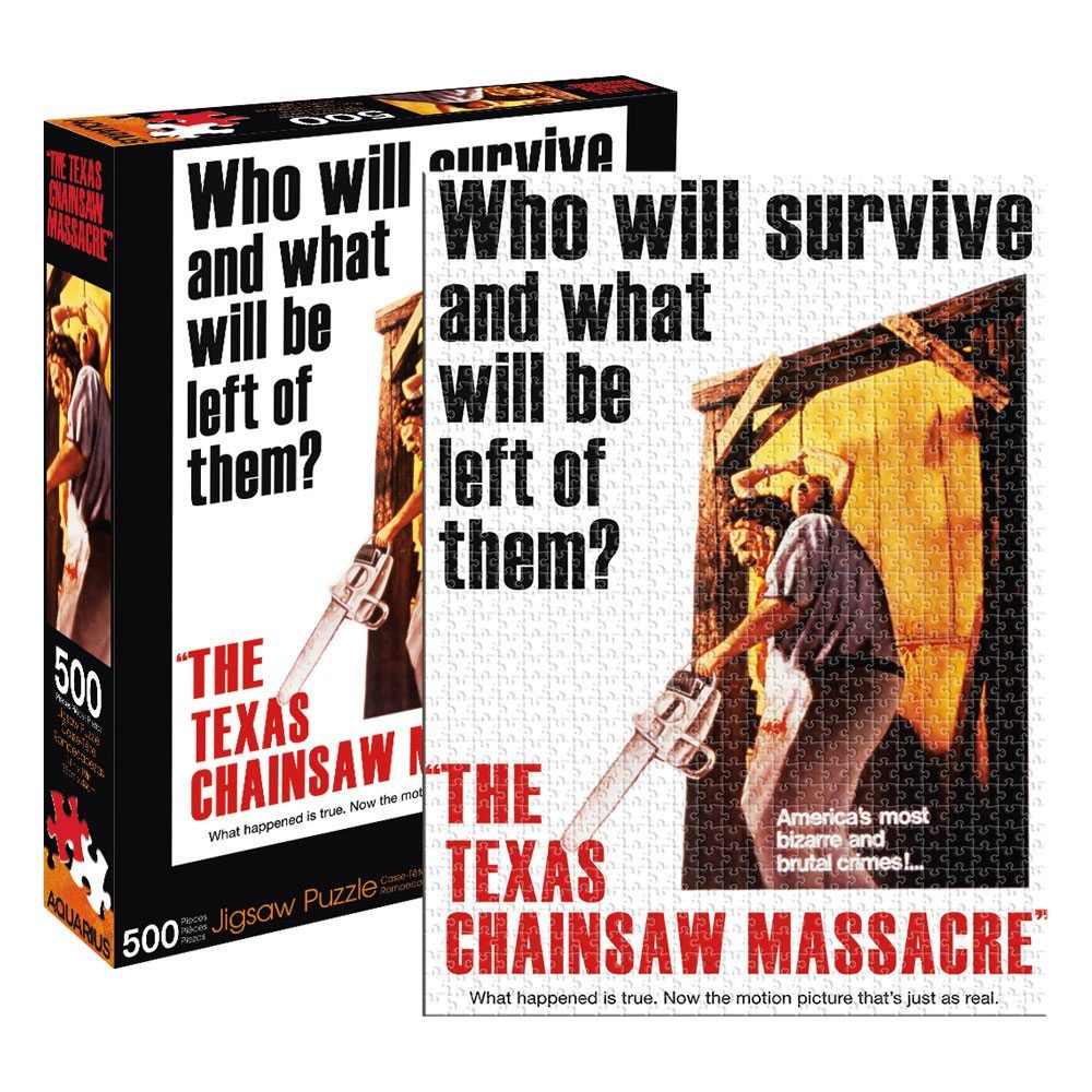 Texas Chainsaw Massacre Jigsaw Puzzle Who Will Survive (500 pieces) Aquarius
