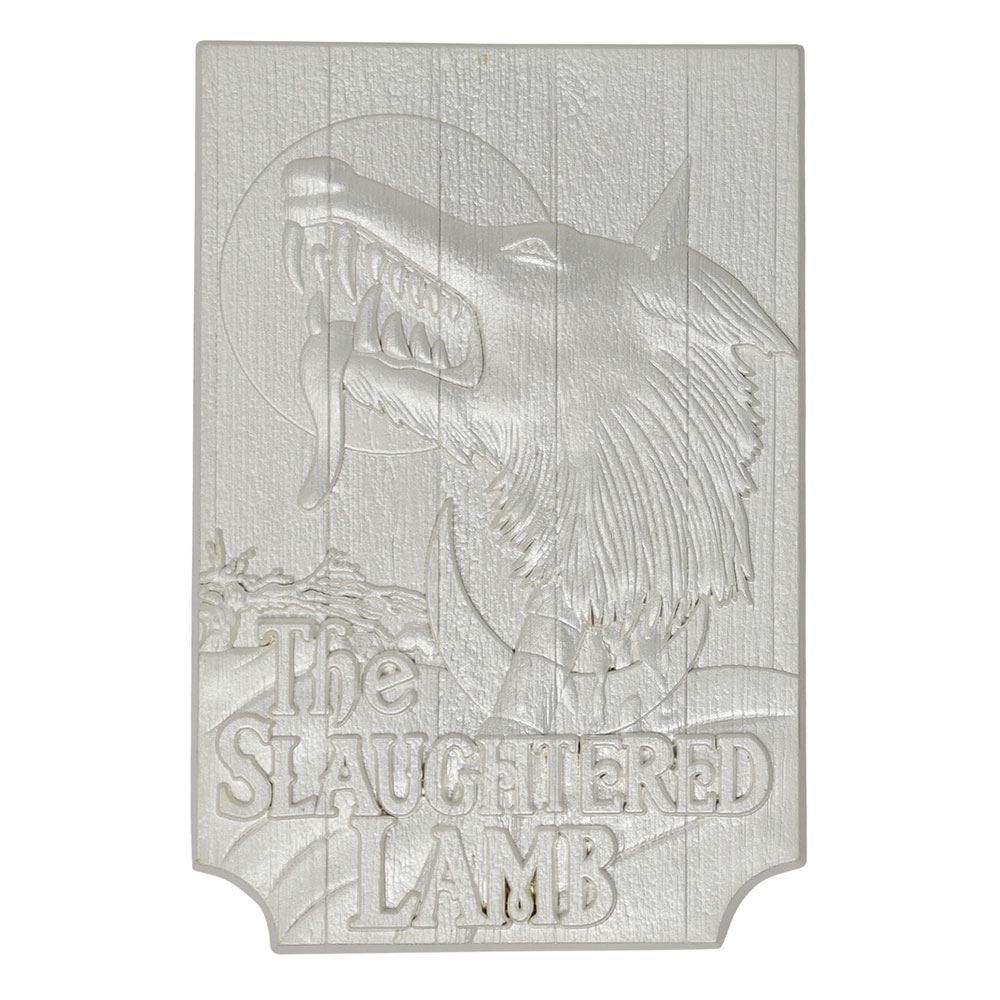 An American Werewolf in London Replika Slaughtered Lamb Pub Sign (silver plated) FaNaTtik