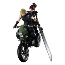 Final Fantasy VII Remake Play Arts Kai Akční Figures & Vehicle Jessie, Cloud & Bike