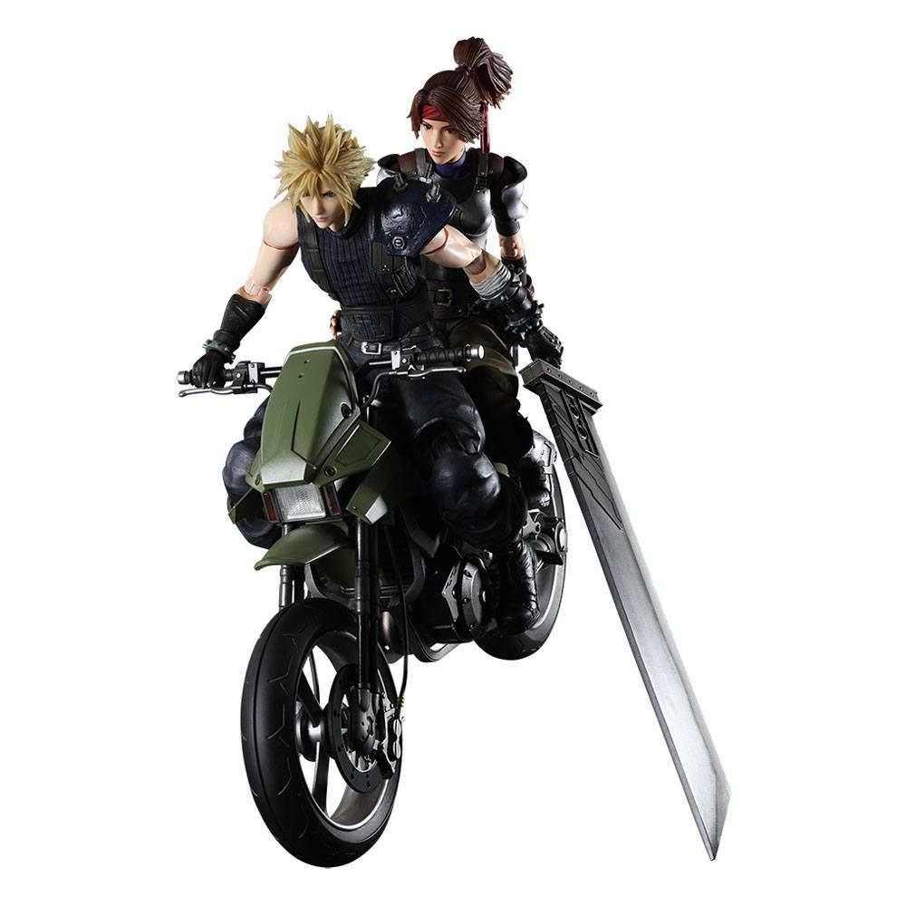 Final Fantasy VII Remake Play Arts Kai Akční Figures & Vehicle Jessie, Cloud & Bike Square-Enix