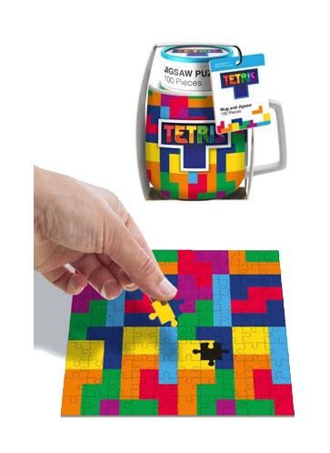 Tetris Hrnek & Jigsaw Puzzle Set Tetriminos Fizz Creations