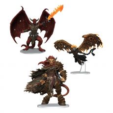 D&D Icons of the Realms pre-painted Miniatures Archdevils - Bael, Bel, and Zariel