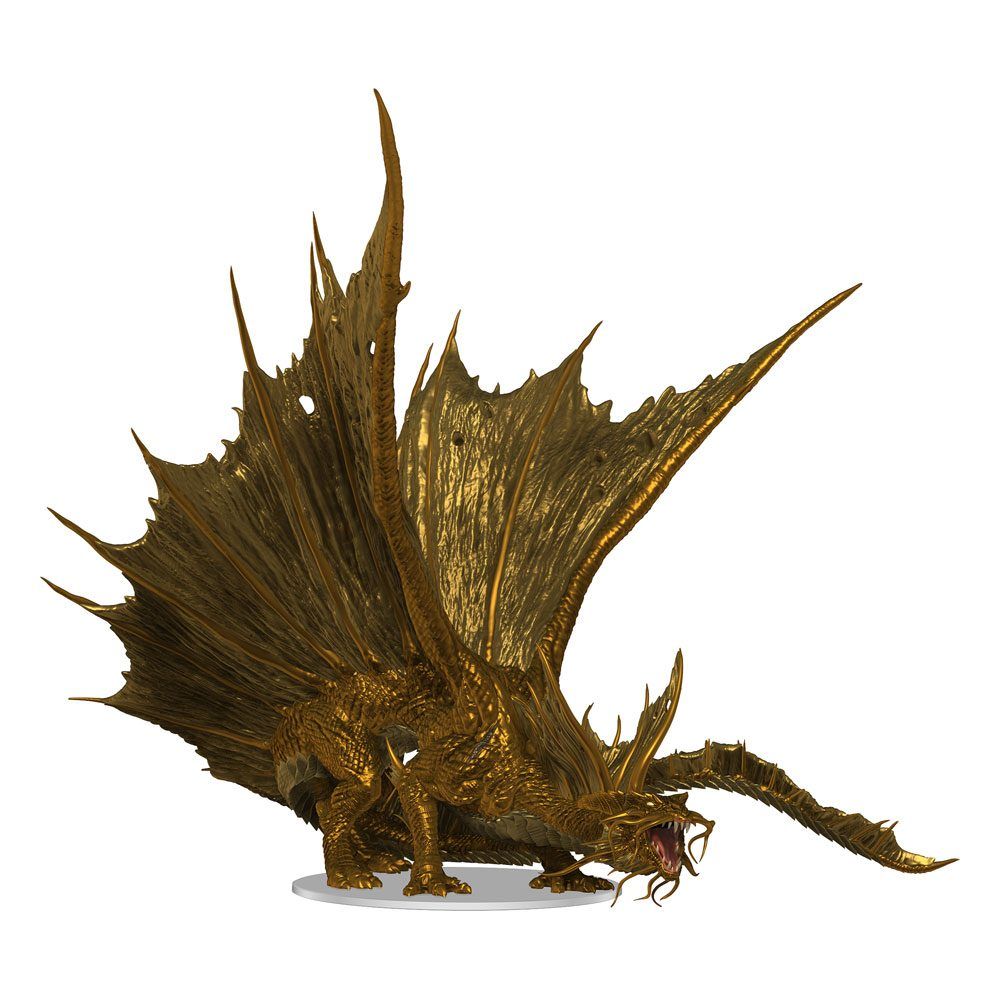 D&D Icons of the Realms Premium Miniature pre-painted Adult Gold Dragon 25 cm Wizkids