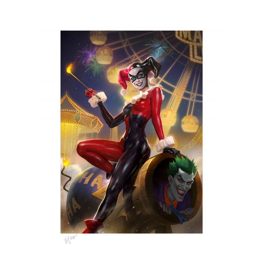 DC Comics Art Print Harley Quinn & The Joker #37 46 x 61 cm - unframed Sideshow Collectibles