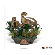 Jurassic Park Deluxe Art Scale Soška 1/10 Just The Two Raptors 20 cm