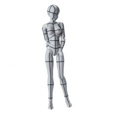 S.H. Figuarts Body Chan Akční Figure Wireframe Gray Color Verze 14 cm