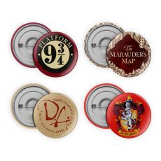 Harry Potter Pin-Back Buttons 4-Pack Kolekce
