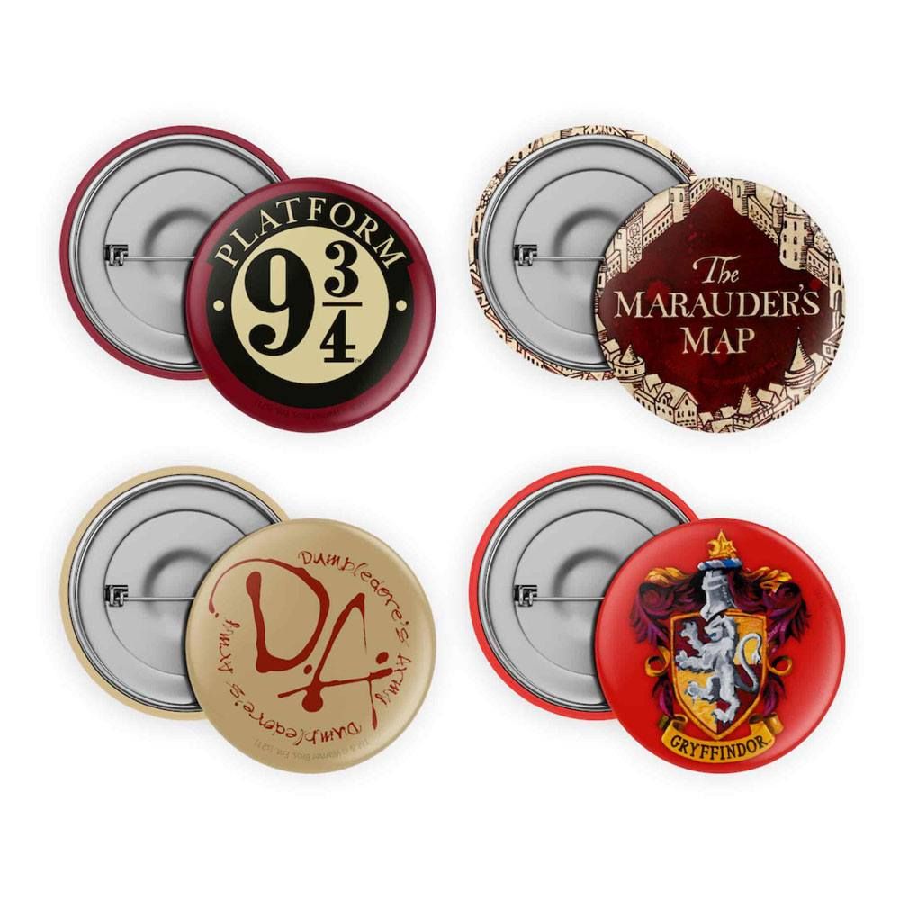 Harry Potter Pin-Back Buttons 4-Pack Kolekce SD Toys