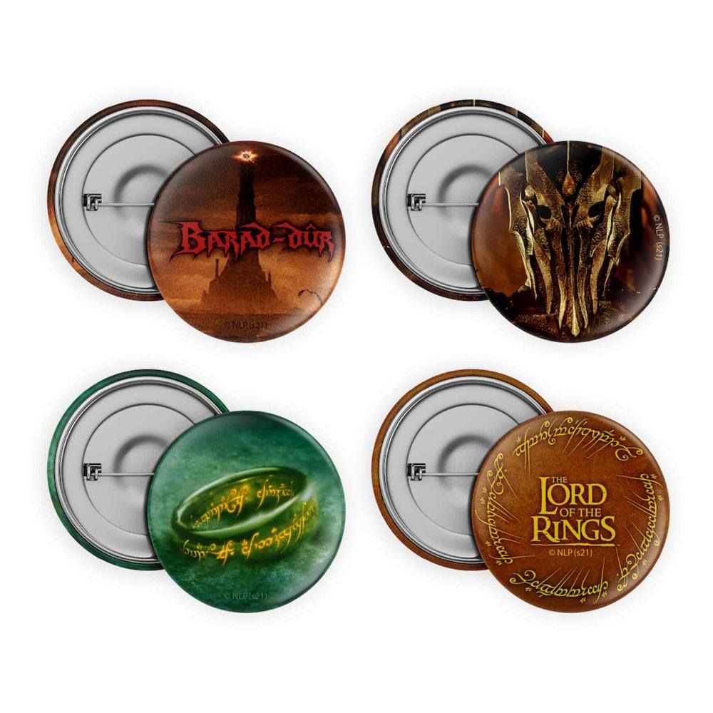 Lord of the Rings Pin-Back Buttons 4-Pack Kolekce SD Toys