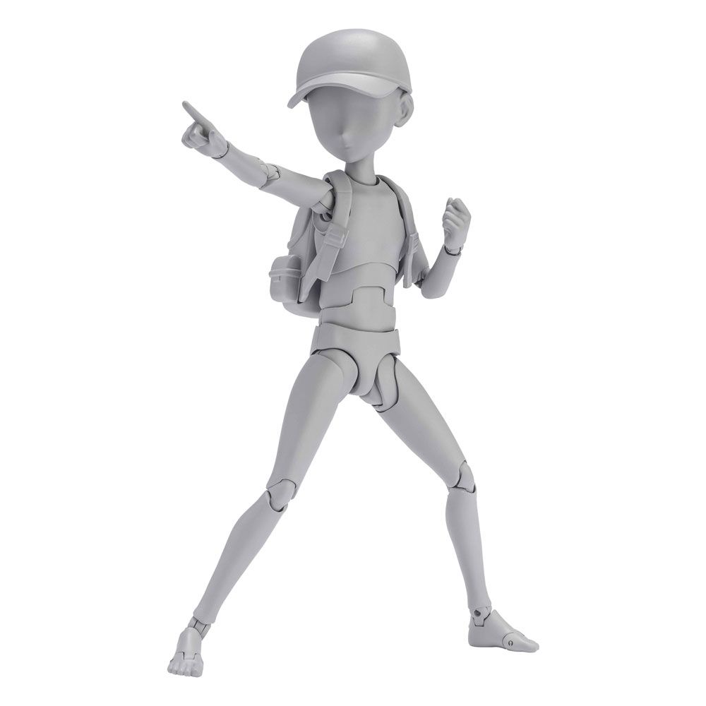 S.H. Figuarts Akční Figure Body Kun Ken Sugimori Edition DX Set (Gray Color Ver.) 13 cm Bandai Tamashii Nations