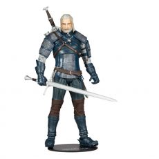 The Witcher Akční Figure Geralt of Rivia (Viper Armor: Teal Dye) 18 cm