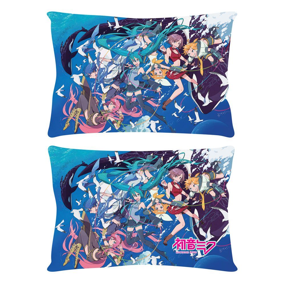 Hatsune Miku Polštář Miku & Friends (Ocean) 50 x 35 cm POPbuddies