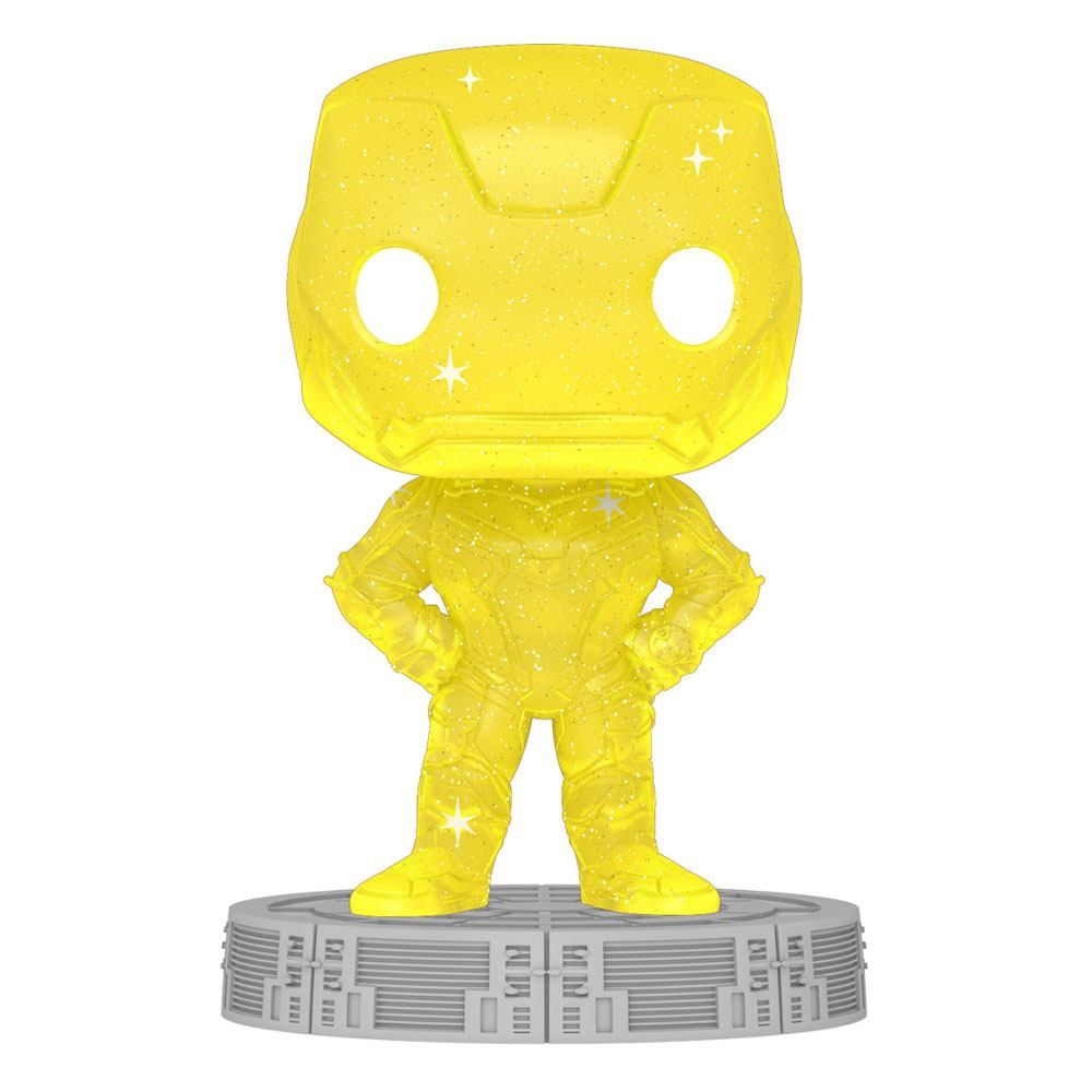 Infinity Saga POP! Artist Series vinylová Figure Iron Man (Yellow) 9 cm Funko