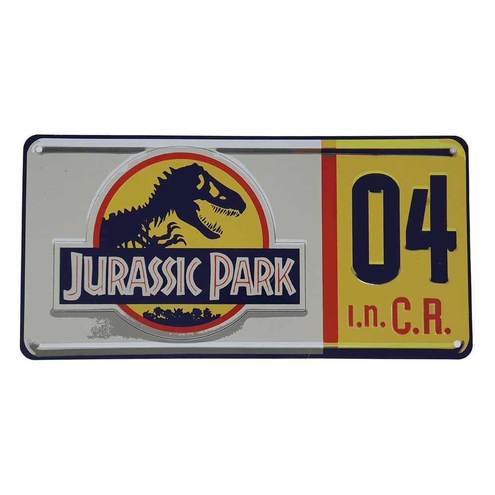 Jurassic Park Replika 1/1 Dennis Nedry License Plate FaNaTtik