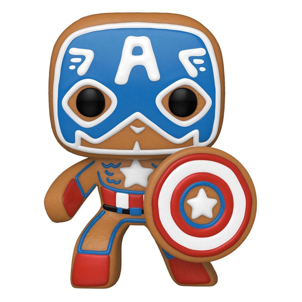 Marvel POP! vinylová Figure Holiday Captain America 9 cm Funko