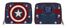 Marvel by Loungefly Peněženka Captain America 80th Anniversary Floral Shield