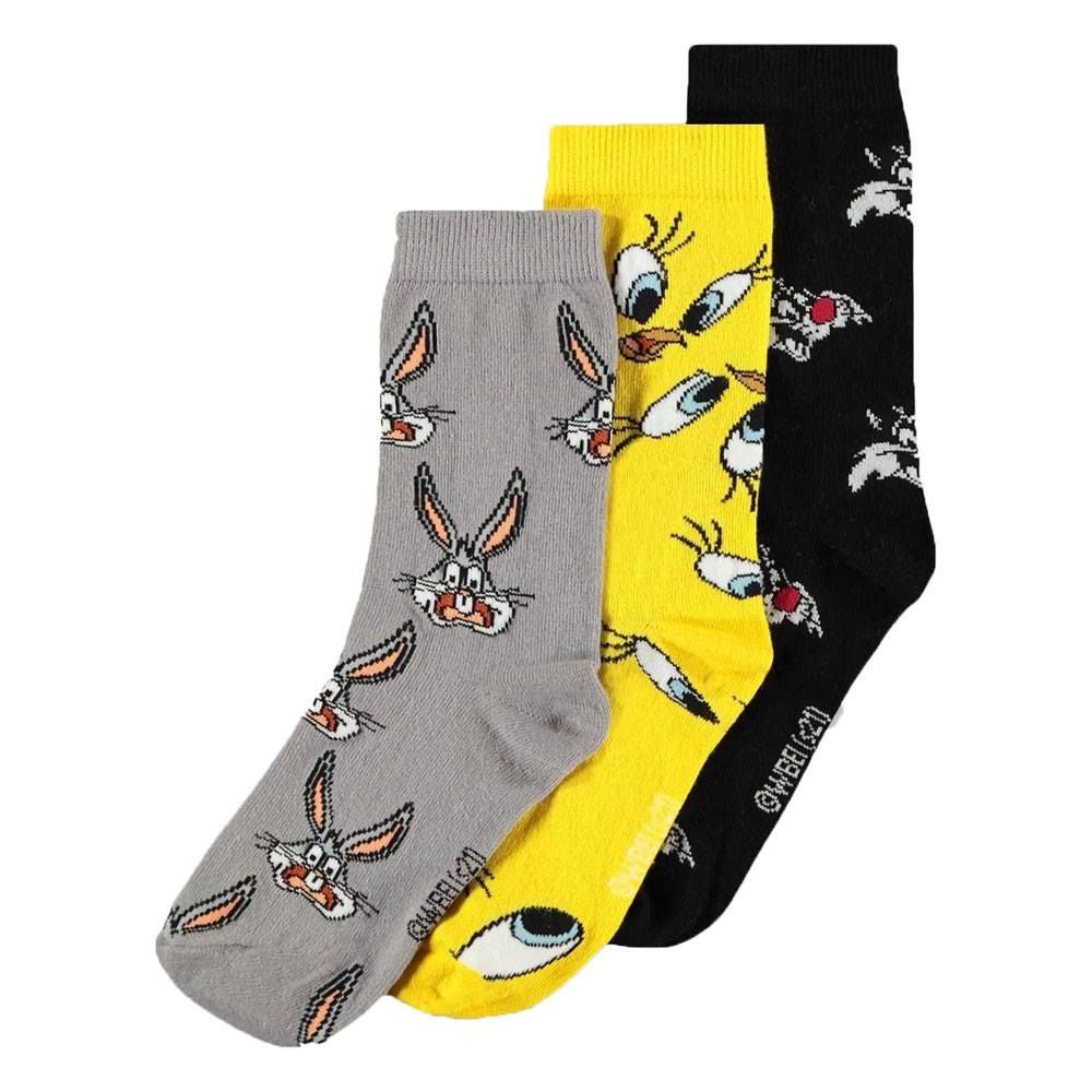 Looney Tunes Ponožky 3-Pack Three Icons 39-42 Difuzed