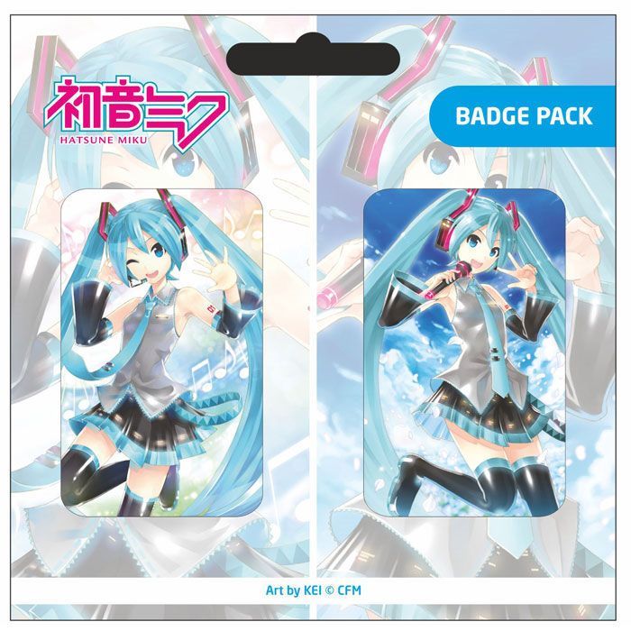 Hatsune Miku Pin Placky 2-Pack Set A POPbuddies