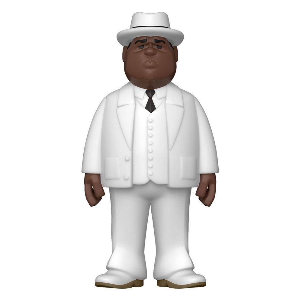 Notorious B.I.G. Vinyl Gold Figure Biggie Smalls White Suit 30 cm Funko